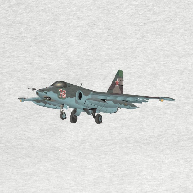 Su-25 Russian Jet Aircraft by NorseTech